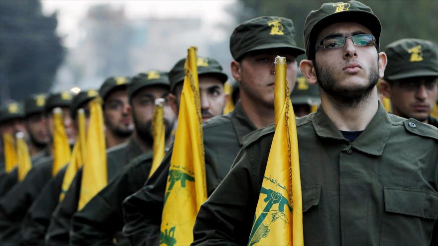 Miembros del Movimiento de Resistencia Islámica de El Líbano (Hezbolá).
