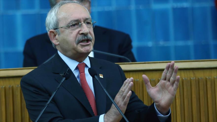 el líder del Partido Republicano del Pueblo (CHP) en Turquía, Kemal Kılıçdaroğlu.