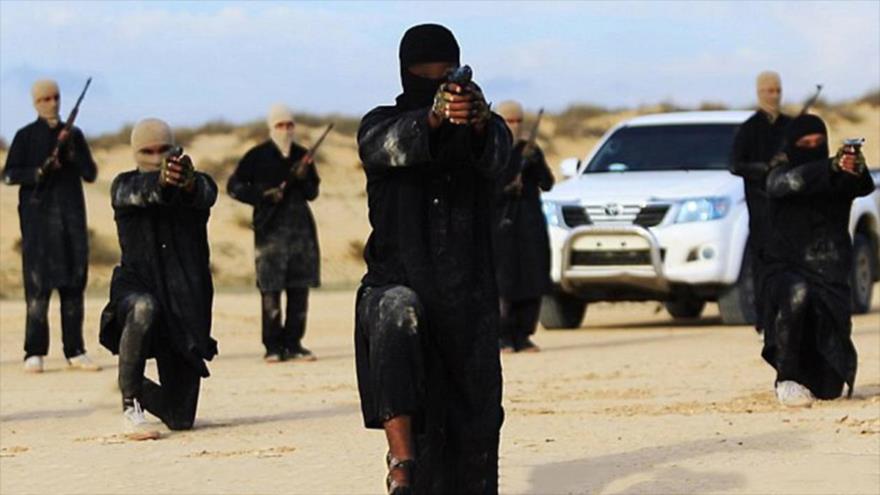 Campo de entrenamiento del grupo terrorista EIIL (Daesh, en árabe).
