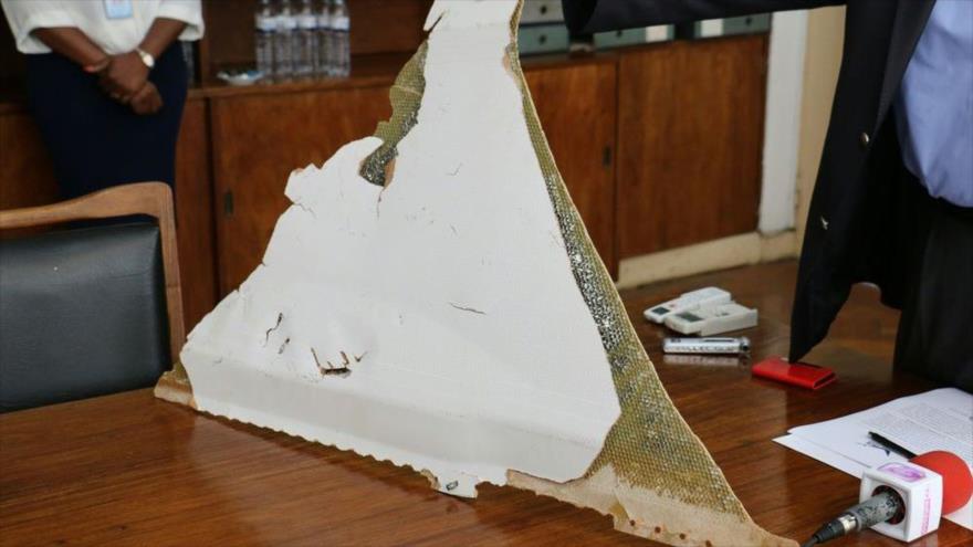 Parte de los restos encontrados en Mozambique.