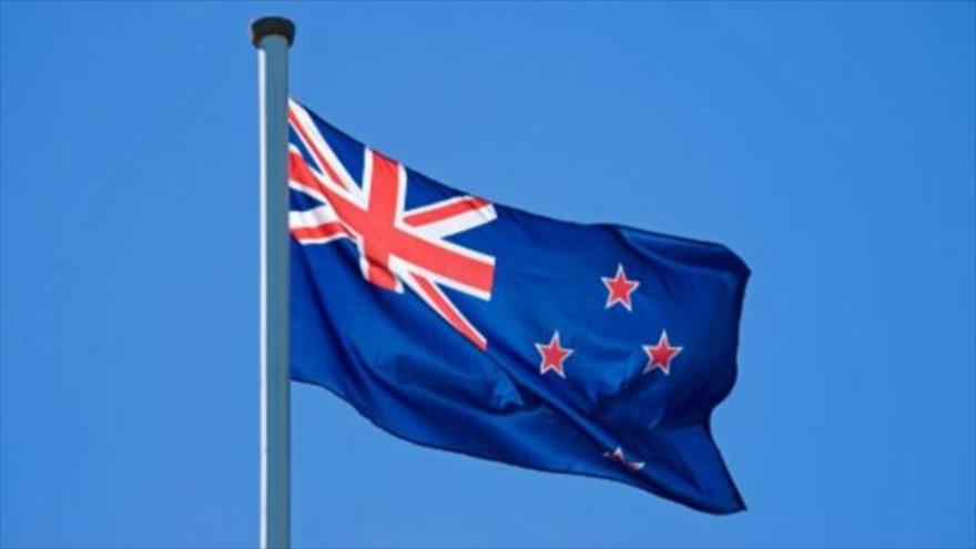 Actual bandera de Nueva Zelanda.