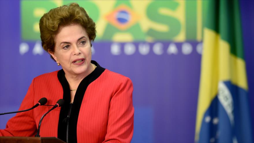 Dilma Rousseff, presidenta de Brasil.