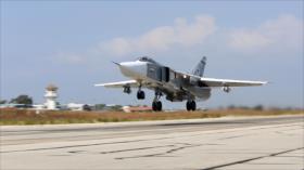 Aviones rusos frustran intento de Daesh para enviar armas a Palmira