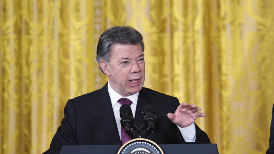 El presidente de Colombia, Juan Manuel Santos.