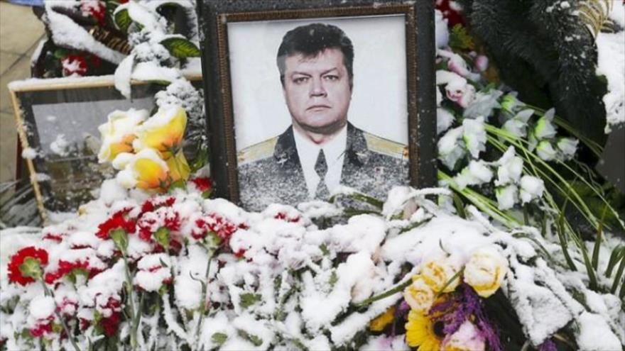 Oleg Péshkov, uno de los pilotos asesinados del avión ruso su-24 derribado por Turquía en territorio sirio.
