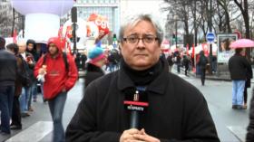 Franceses se manifiestan contra la reforma laboral del Gobierno