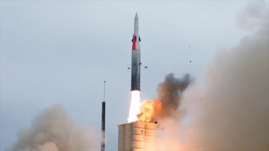 Momento del lanzamiento de un misil balístico.