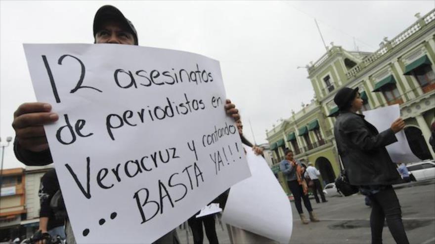 El estado de Veracruz, entre otros, registra un gran número de desapariciones de periodistas en México. 