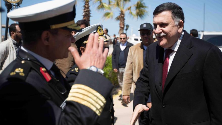 El jefe del Gobierno de Acuerdo Nacional de Libia, Fayez al-Sarraj.