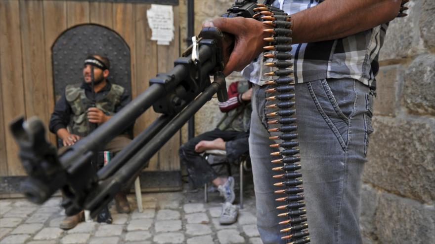 Miembros de una banda radical que opera en Siria.