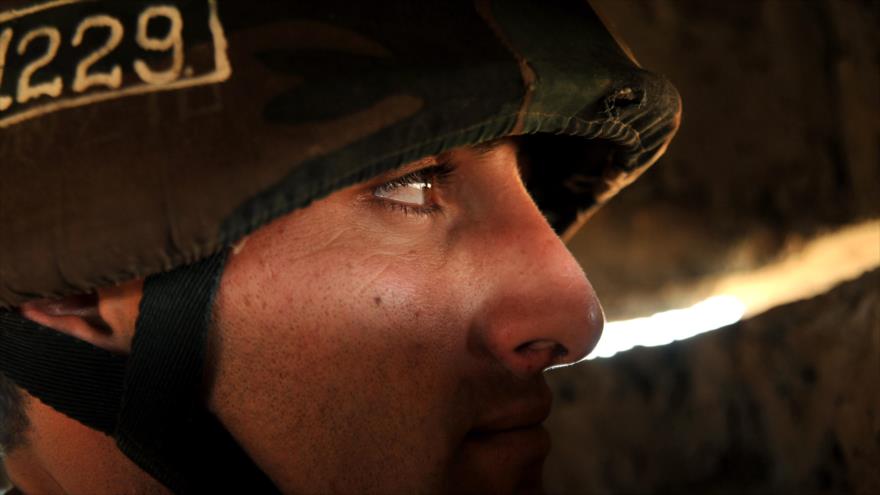 Soldado de las fuerzas independentistas, de mayoría armenia, de la región de Nagorno Karabaj. 