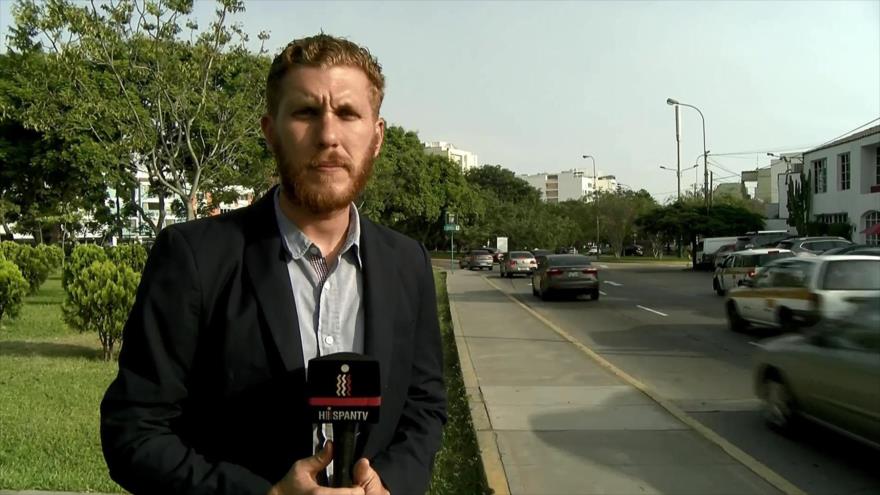 Protestan en Perú para exigir la suspensión de las elecciones