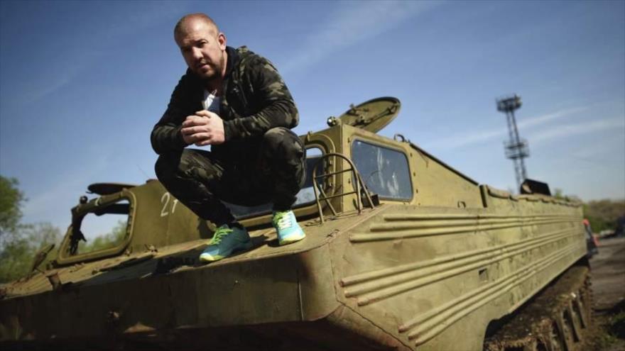 Dinko Valev, un aficionado a las artes marciales de 29 años de edad, conocido como el cazador de los refugiados en Bulgaria.