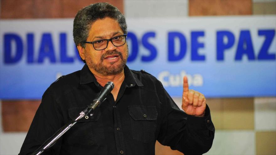 Iván Márquez, jefe de la delegación de las Fuerzas Armadas Revolucionarias de Colombia (FARC) en los diálogos con el Gobierno de Juan Manuel Santos que se llevan a cabo en Cuba