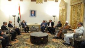 Delegación parlamentaria iraní en Siria: Teherán seguirá el apoyo a la Resistencia