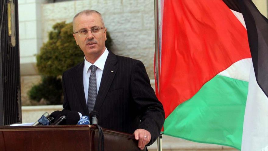 El primer ministro palestino, Rami Hamdalá.