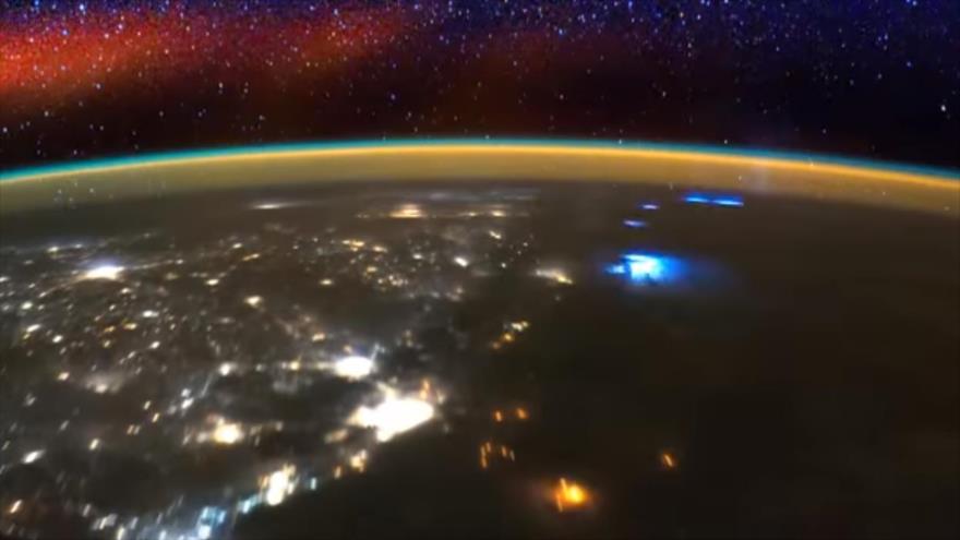 Vista de Tierra desde la Estación Espacial Internacional (EEI).