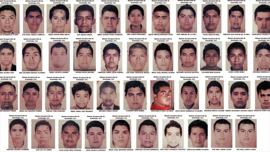Fotos de los 43 estudiantes desaparecidos en septiembre de 2014 en el sur de México.
