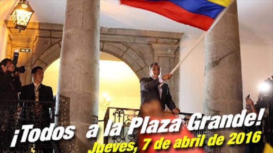 Miles de ecuatorianos están convocados para participar este jueves en una marcha en pro de la Revolución Ciudadana que lidera el presidente Rafael Correa.