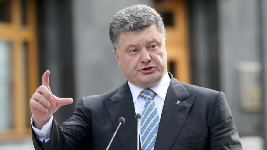 El presidente de Ucrania, Petro Poroshenko.