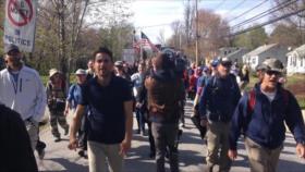 Activistas prodemocracia exigen el fin de la corrupción en EEUU