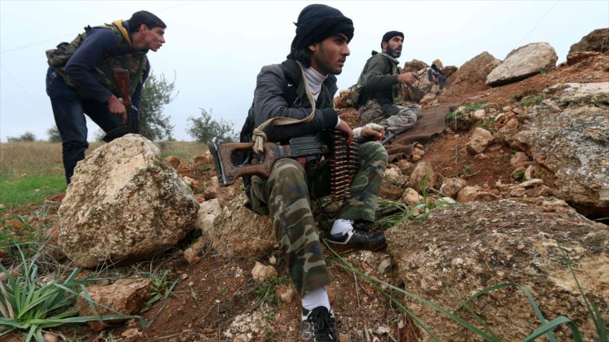 Integrantes del grupo terrorista Frente Al-Nusra en Siria.