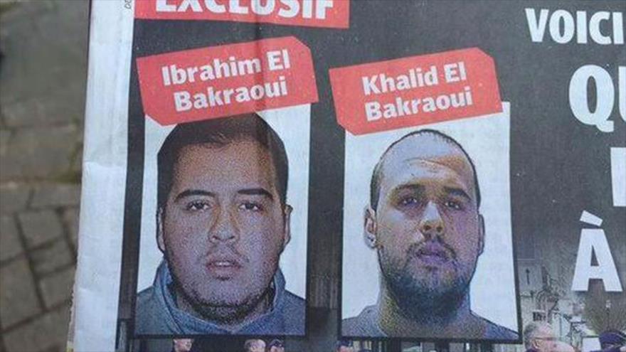 Los hermanos Ibrahim (dcha.) y Jalid El Bakraoui, identificados como atacantes suicidas en los atentados de Bruselas, capital belga.