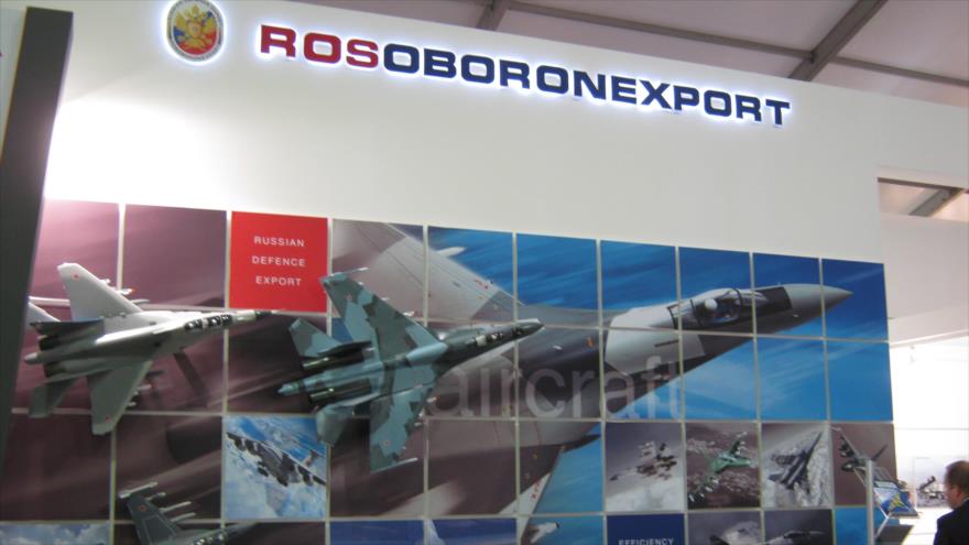Compañía rusa exportadora de armas, Rosoboronexport. 