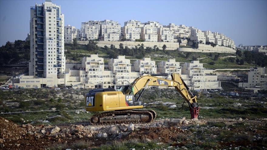 Asentamientos construidos ilegalmente por el régimen de Israel en la ocupada Cisjordania.