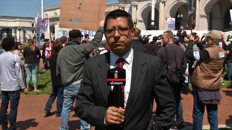 Más de 700 detenidos en cuarta jornada de protestas en Washington