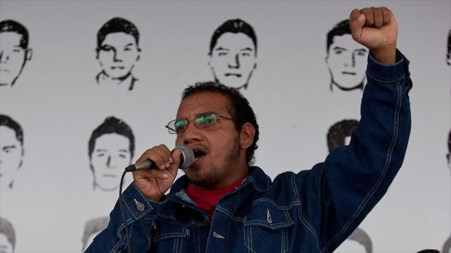 El abogado de los padres de 43 normalistas desaparecidos de Ayotzinaopa, Vidulfo Rosales.
