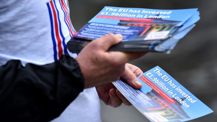 Arranca campaña para referéndum británico sobre la Unión Europea (UE), 15 de abril de 2016.