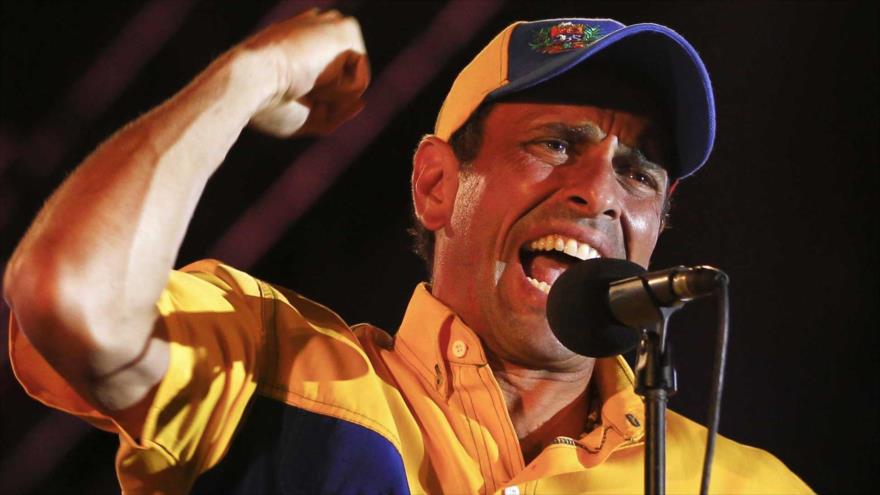 El líder opositor venezolano, Henrique Capriles.