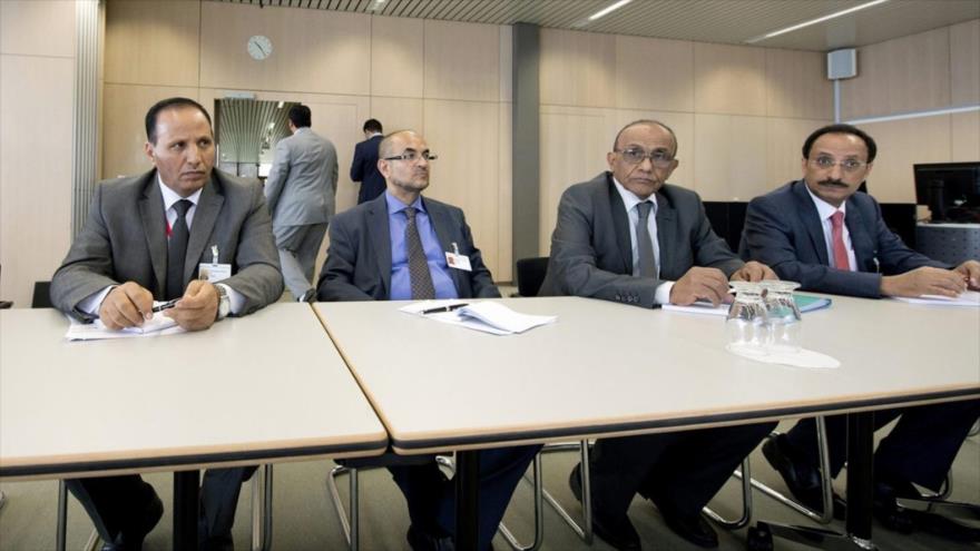 Las negociaciones de paz sobre Yemen, que se celebraron en Suiza, 15 de diciembre de 2015.