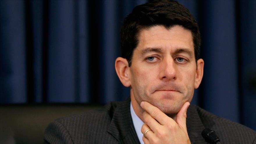 El presidente de la Cámara de Representantes, el republicano Paul Ryan.