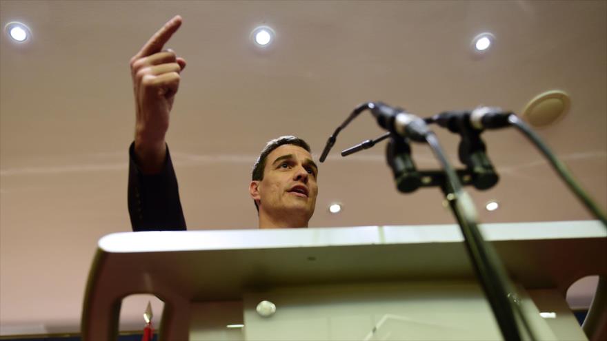 Secretario general del Partido Socialista Obrero Español (PSOE), Pedro Sánchez.