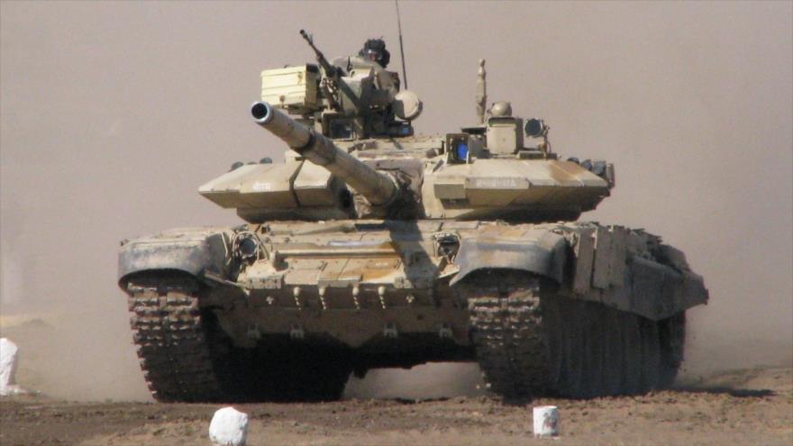 Tanque T-90 del Ejército ruso.