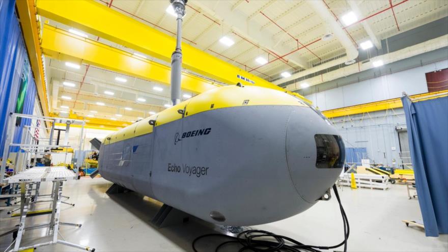 El vehículo submarino no tripulado de la compaña norteamericana Boeing que puede mantener la autonomía durante meses debajo del agua.