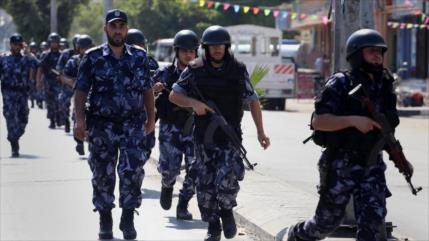 Fuerzas de seguridad de Gaza se preparan ante un eventual ataque repentino israelí