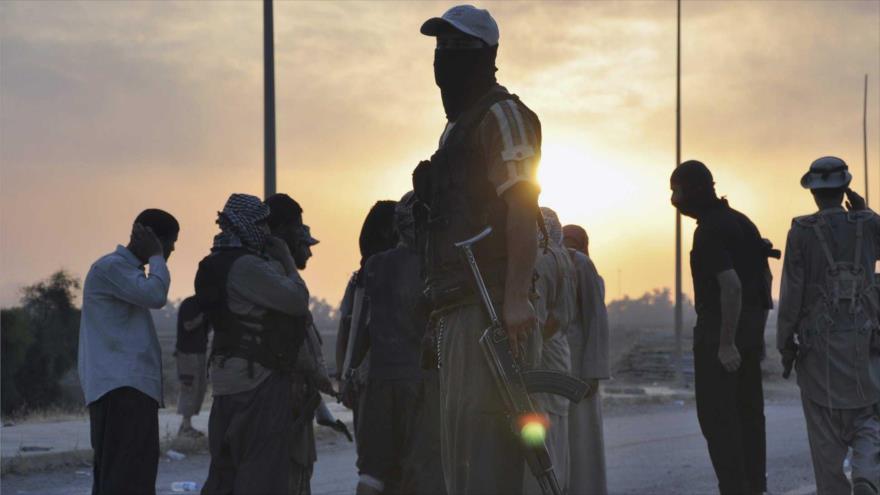 Miembros del grupo terrorista takfirí EIIL (Daesh, en arabe) en Irak.