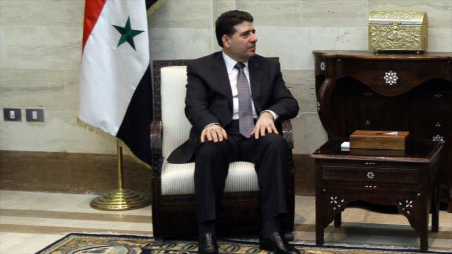 El primer ministro de Siria, Wael al-Halqi.