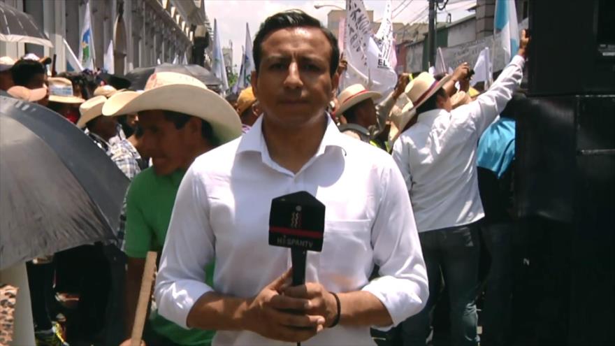 Miles de campesinos e indígenas luchan por ley de aguas en Guatemala