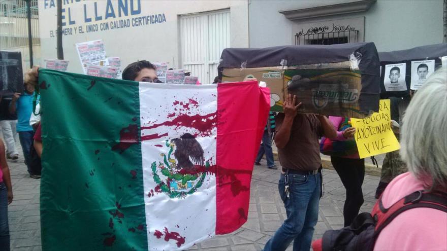 Una manifestación en contra de la violencia en México. 