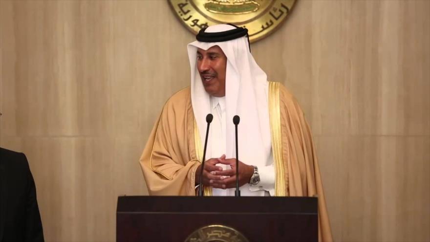 El ex canciller catarí, el jeque Hamad bin Yasem.