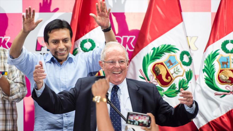 Pedro Pablo Kuczynski, candidato a la presidencia del partido Peruanos Por el Kambio.