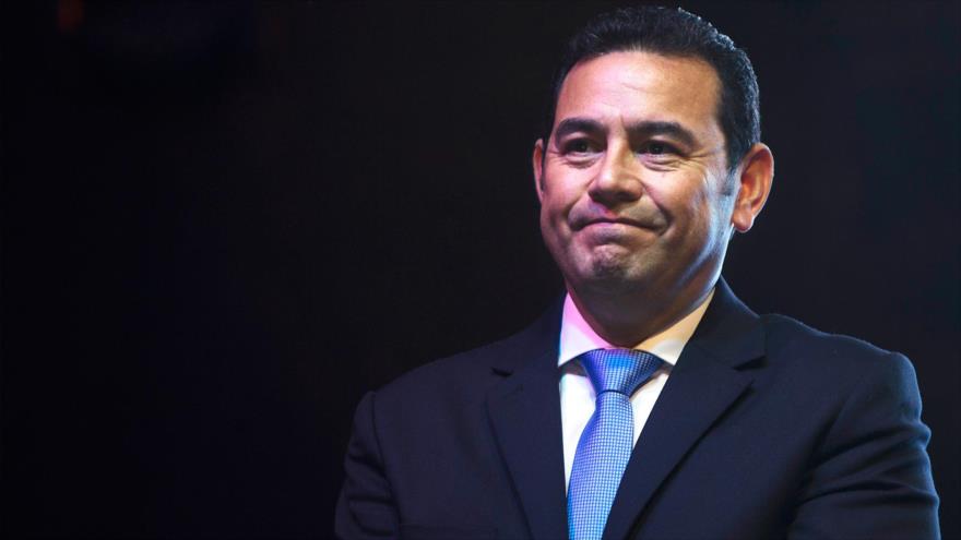El presidente de Guatemala, Jimmy Morales.