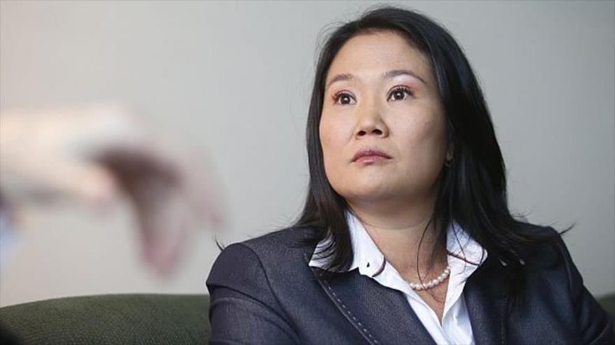 La candidata peruana a las elecciones presidenciales Keiko Fujimori, de Fuerza Popular.