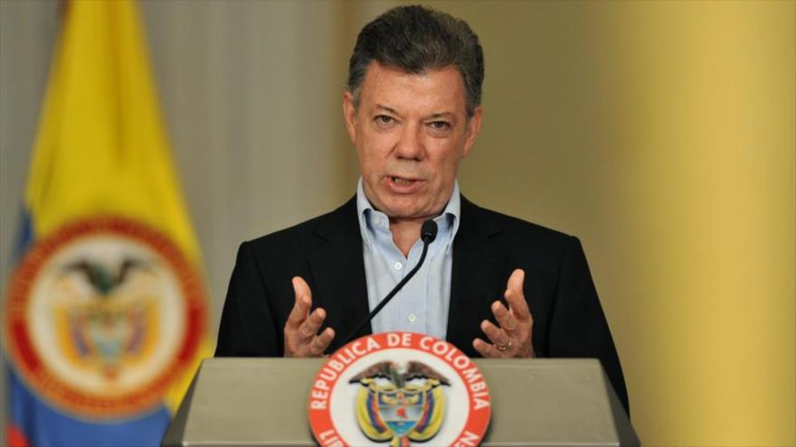 El presidente de Colombia, Juan Manuel Santos.