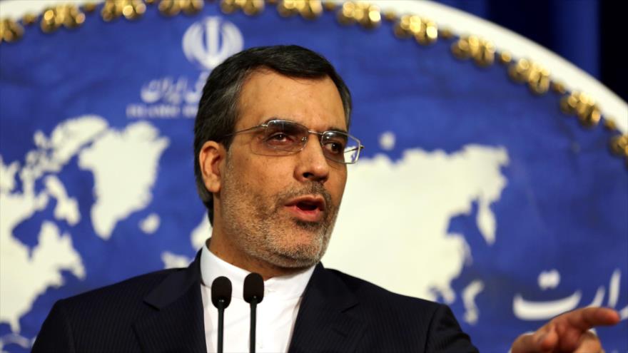 El portavoz de la Cancillería iraní, Husein Yaberi Ansari.