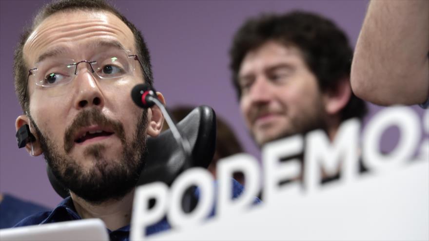 El secretario de Organización de Podemos, Pablo Echenique.